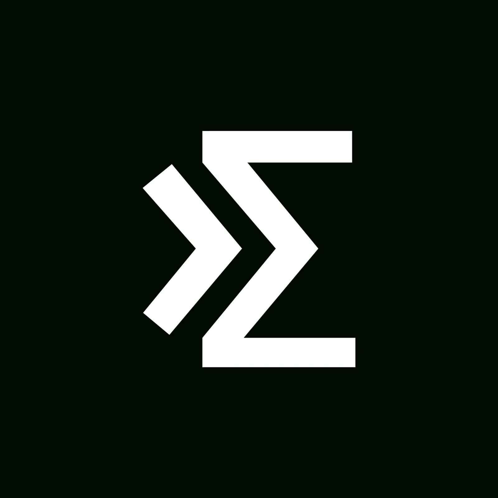 The Emergence sigma icon in white on a black square.
